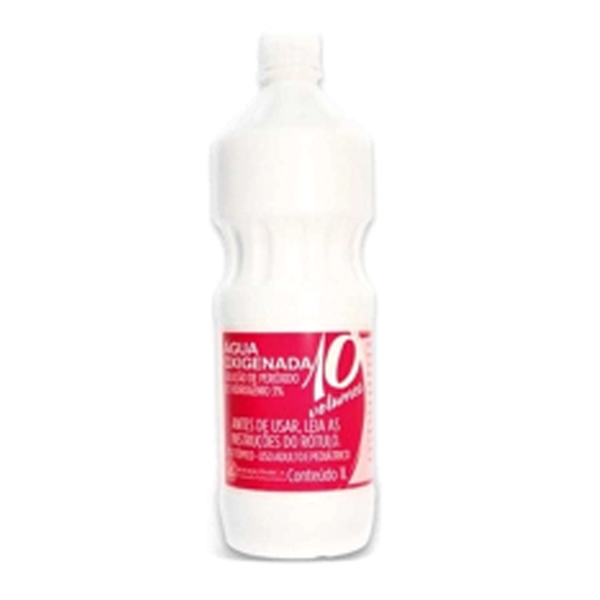Água Oxigenada 10 Volumes 1 Litro Antisséptico Rioquímica.