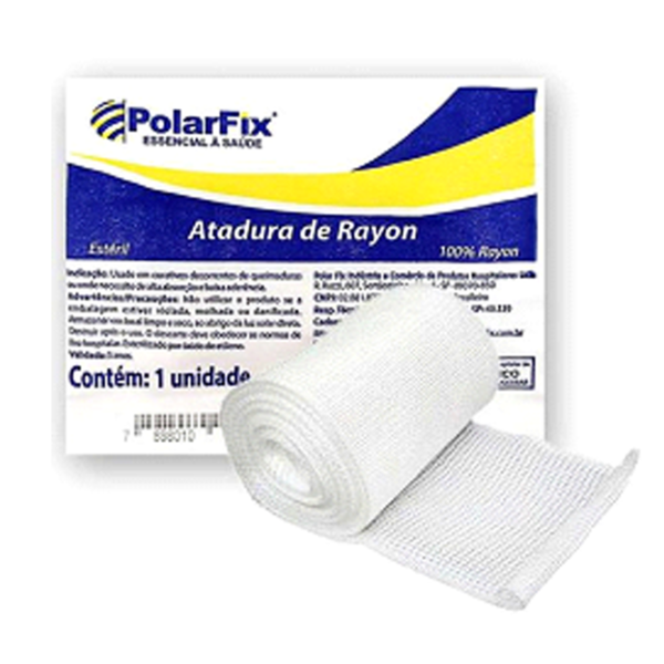 Atadura Rayon Estéril 7,5cmX5mPolarfix
