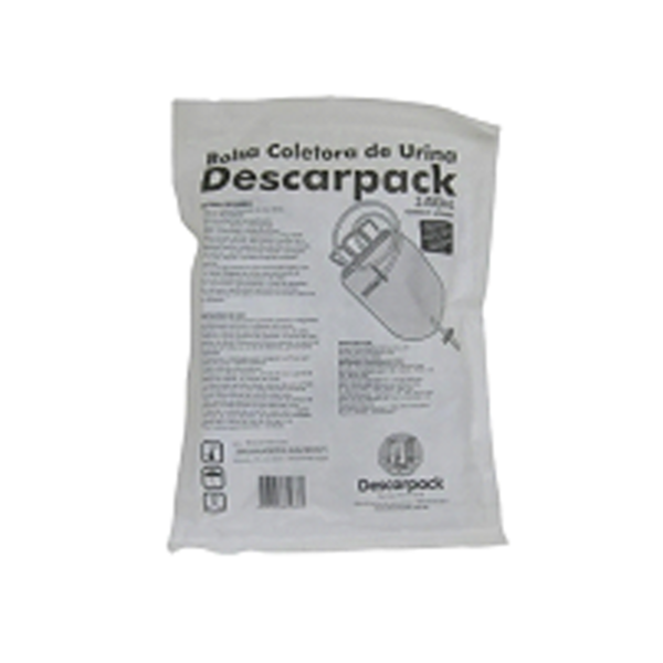Bolsa Coletora Urina Sistema Fechado 2000 Ml       Descarpack
