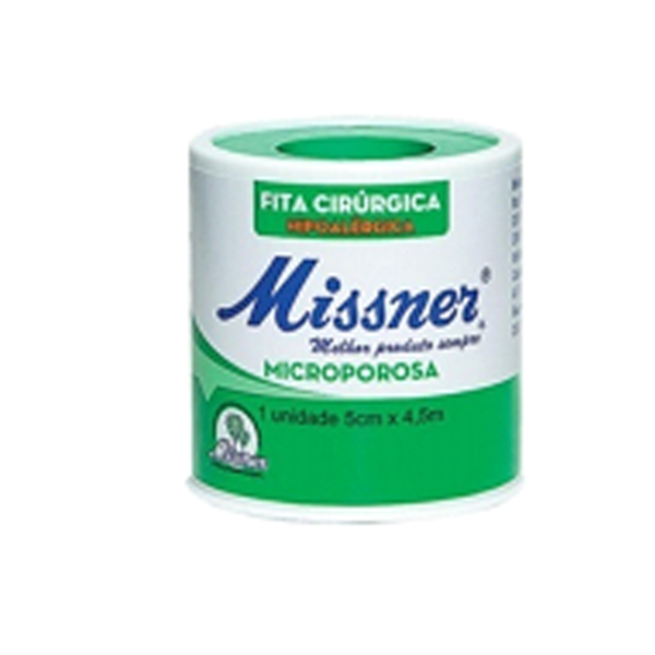 FitaMicroporosa  5 cm x 4,5 m Missner